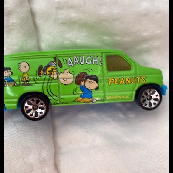 Mattel Other - 4 Snoopy Charlie Brown Gang Die cast metal vehicles VINTAGE EUC Collectors items